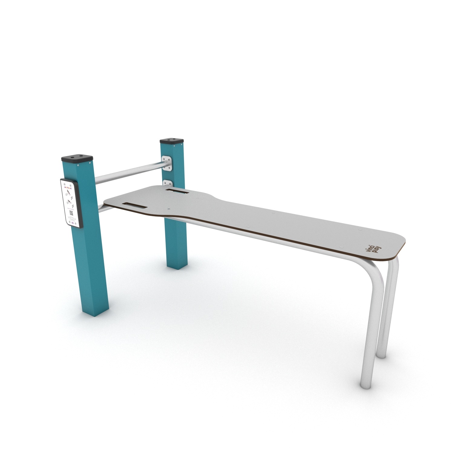 Calisthenics Sit-Up Bank gerade