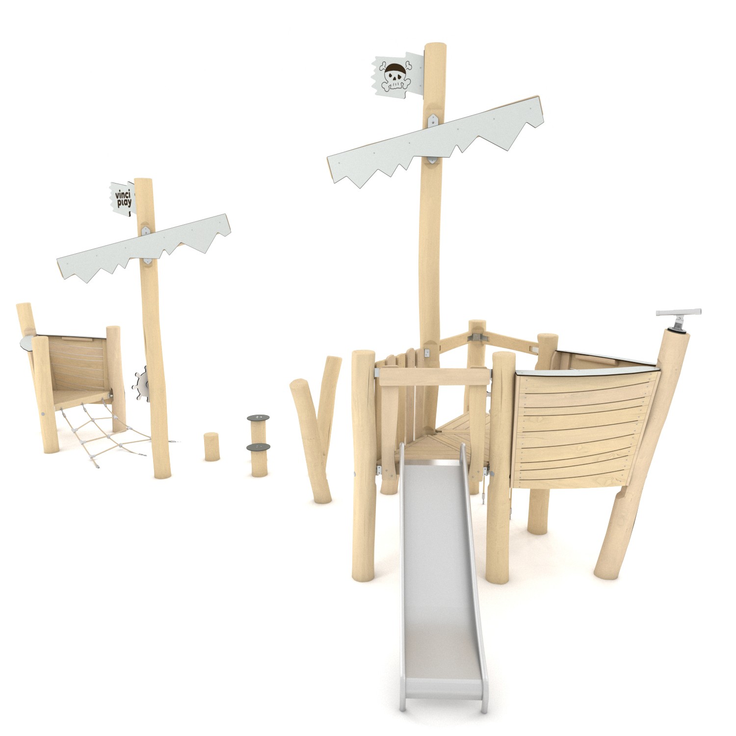 Robinienanlage Piratenschiff Alice