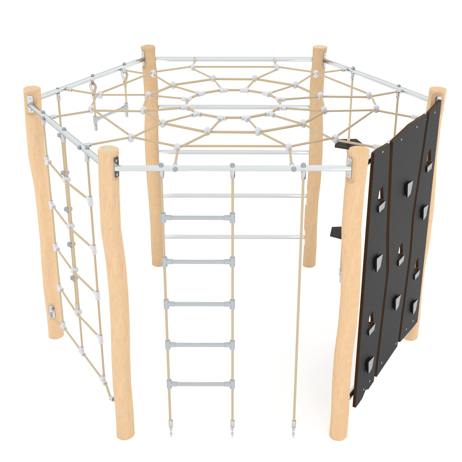 Klettersechseck Robinie