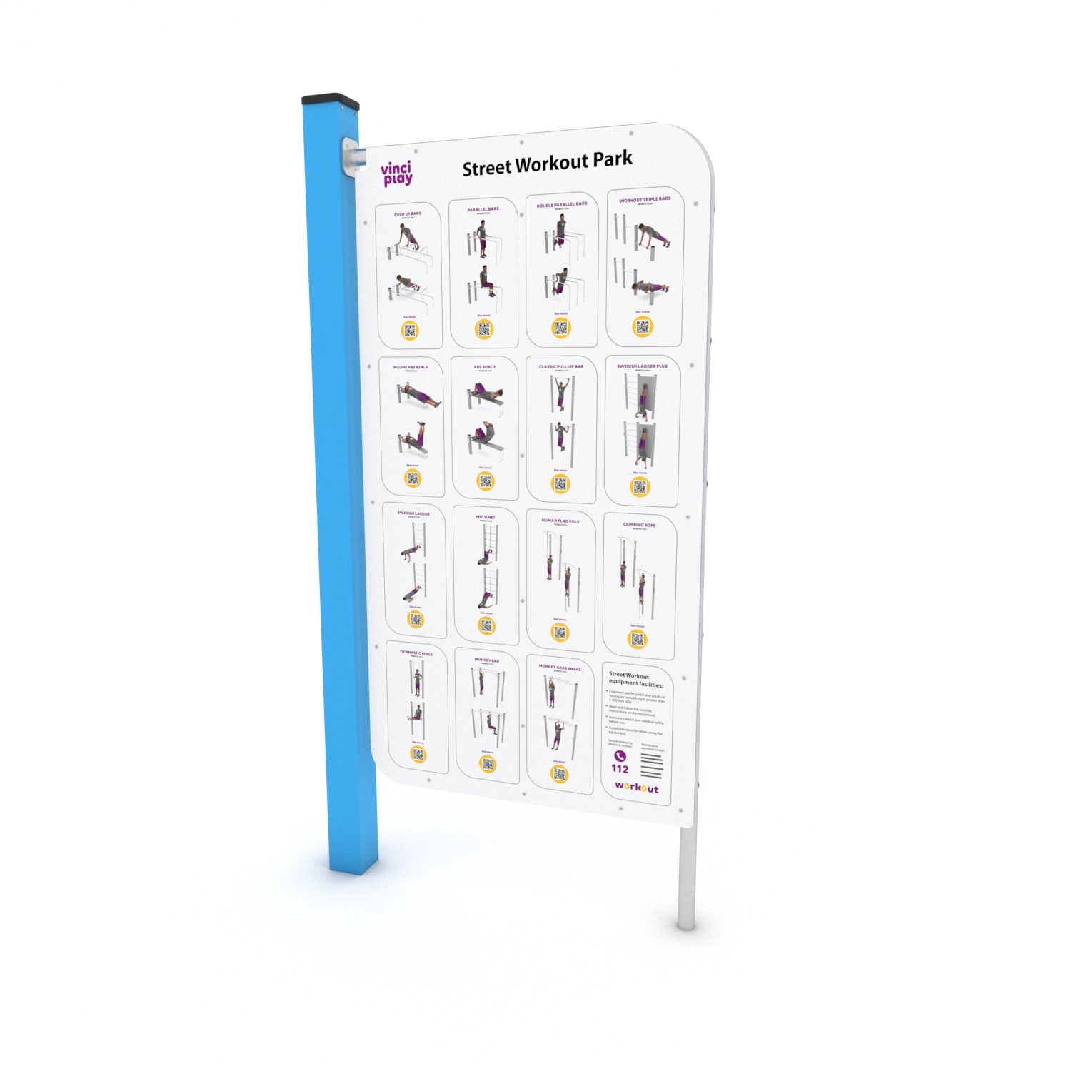 Calisthenics Trainingsschild