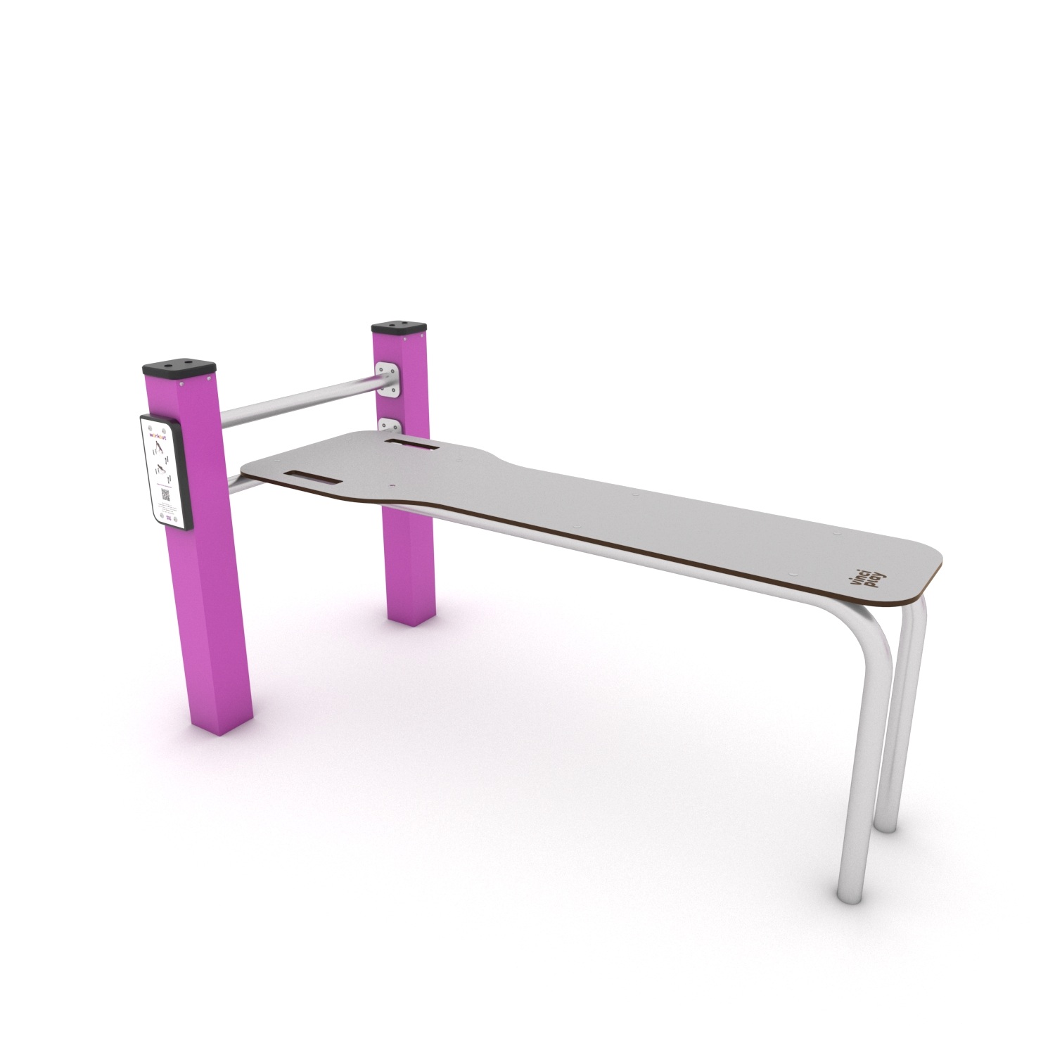 Calisthenics Sit-Up Bank gerade