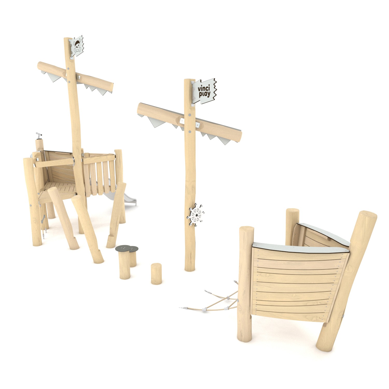 Robinienanlage Piratenschiff Alice