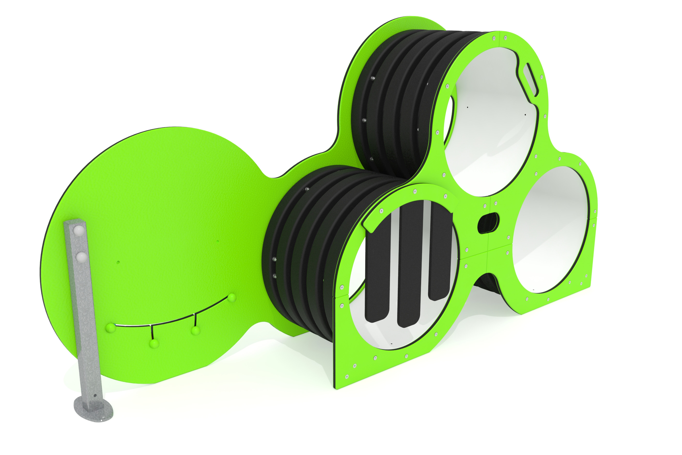 Spielgerät Raupe "Nimmersatt"