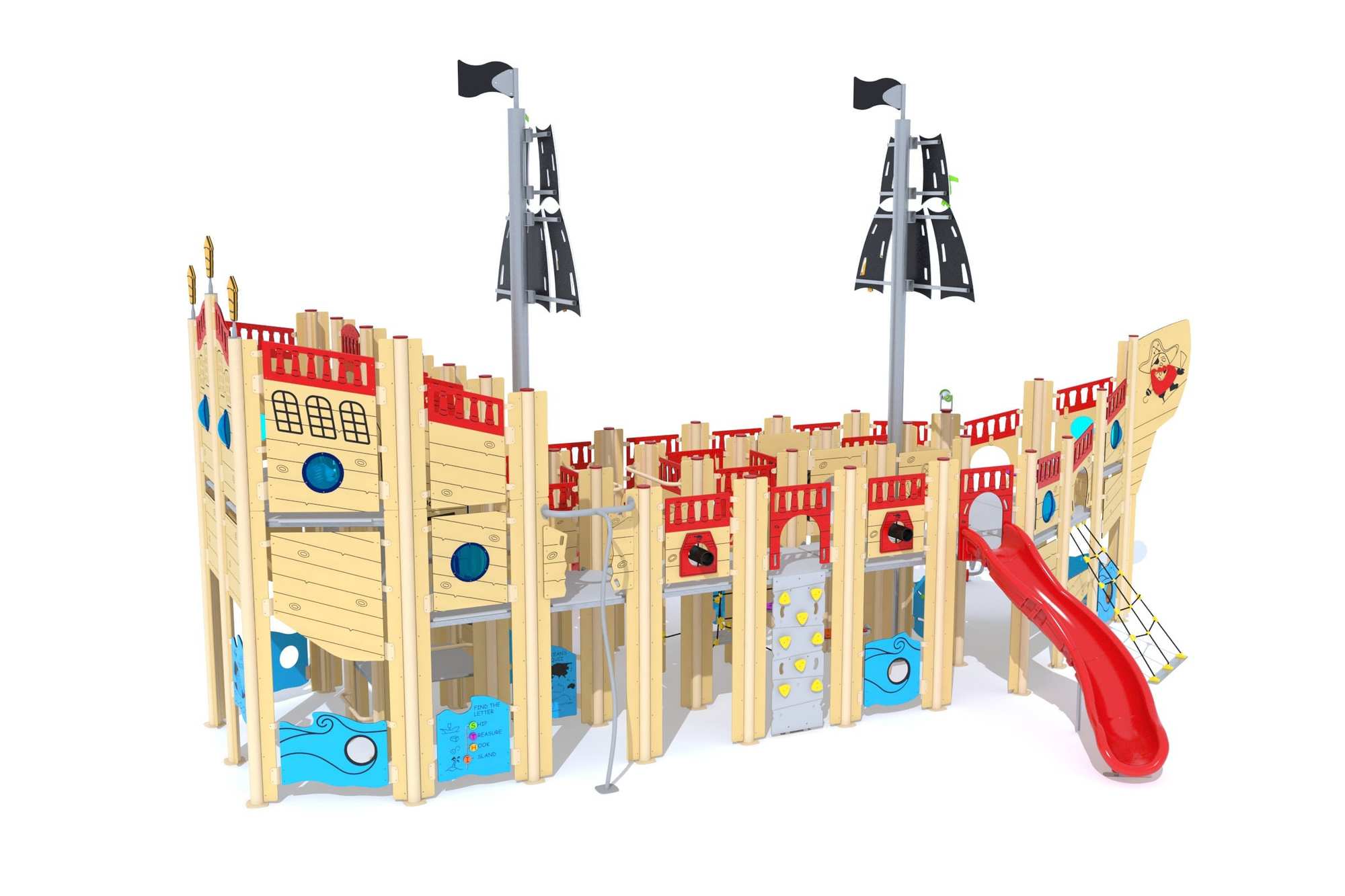 Inklusives Piratenschiff Anastasia