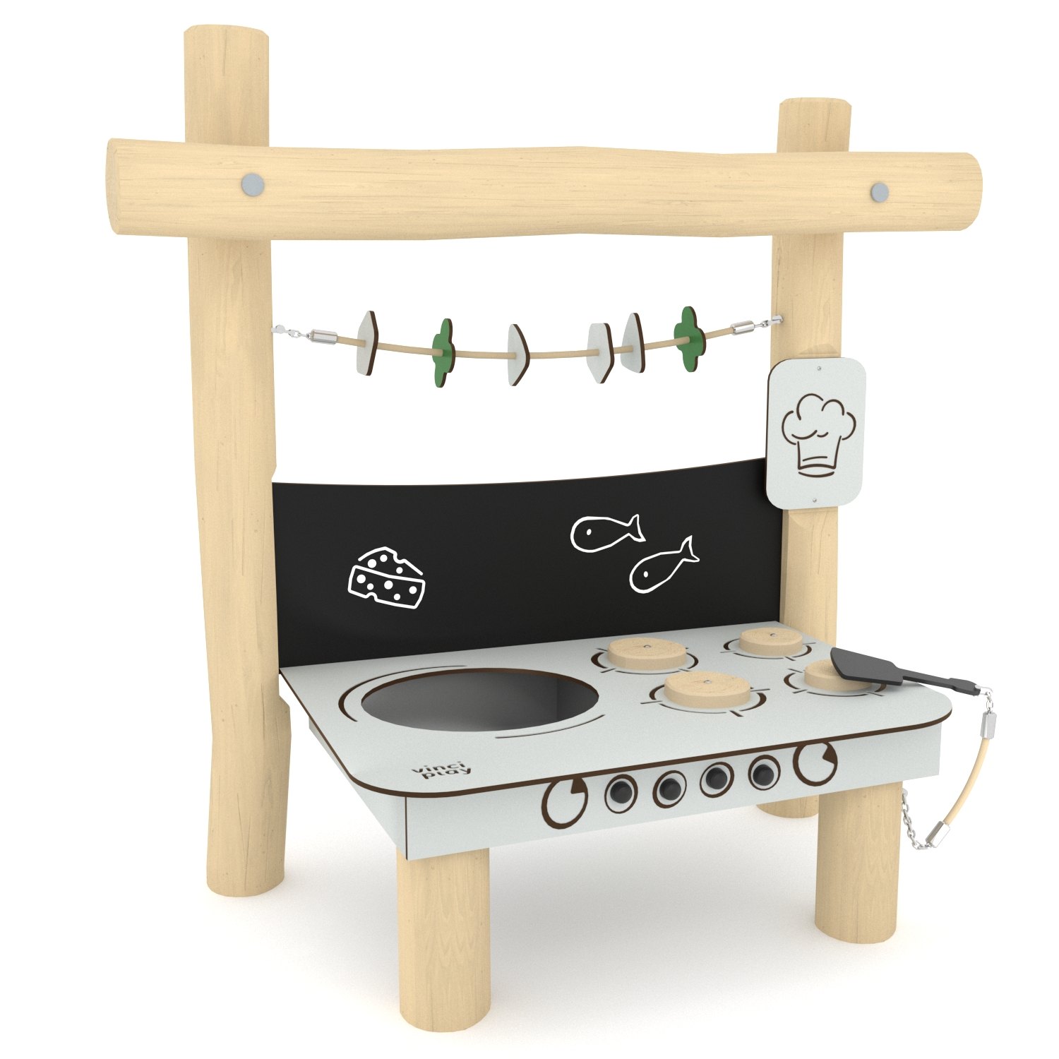 Robinienanlage Küche