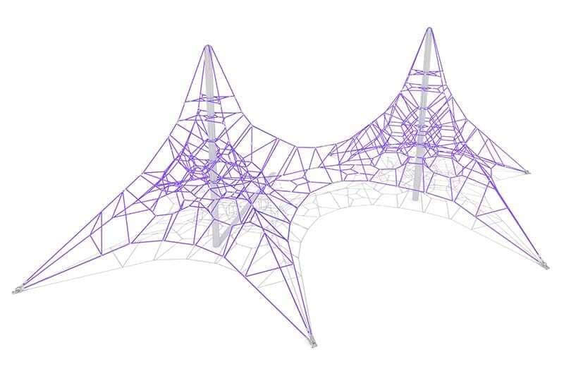 Doppelseilpyramide 4,0m