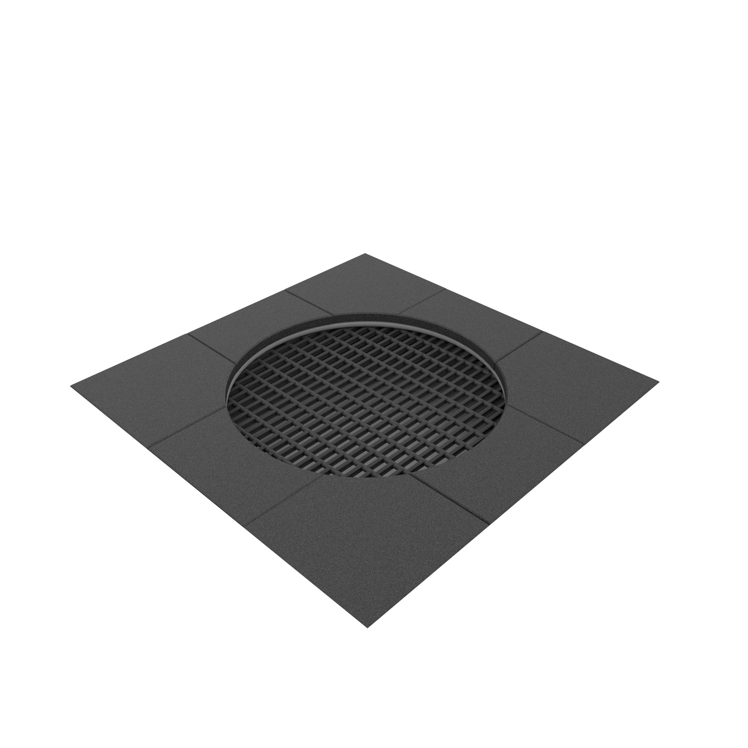 Trampolin 1,5x1,5 m Rund