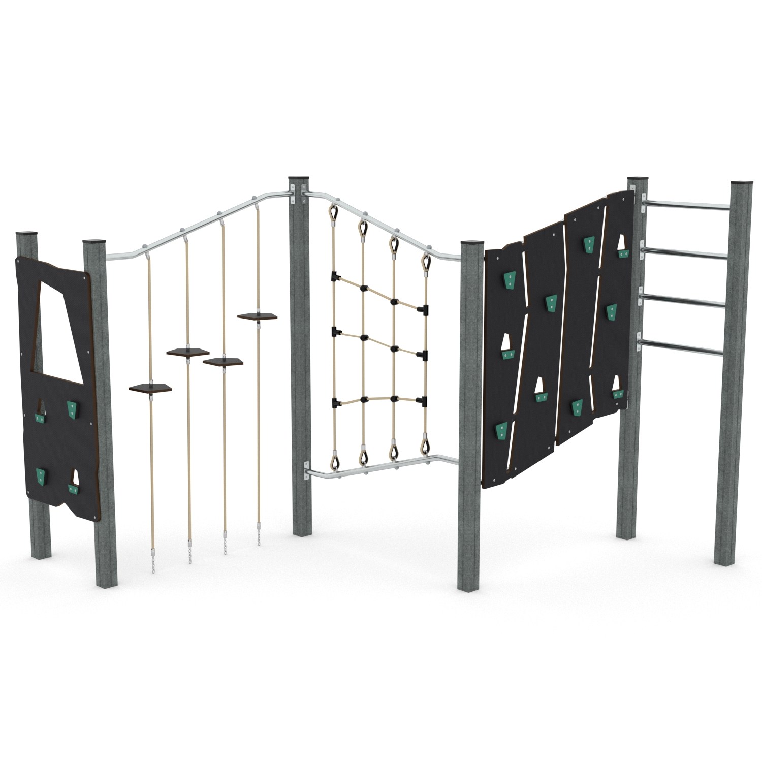 Kletterstrecke Recycling 