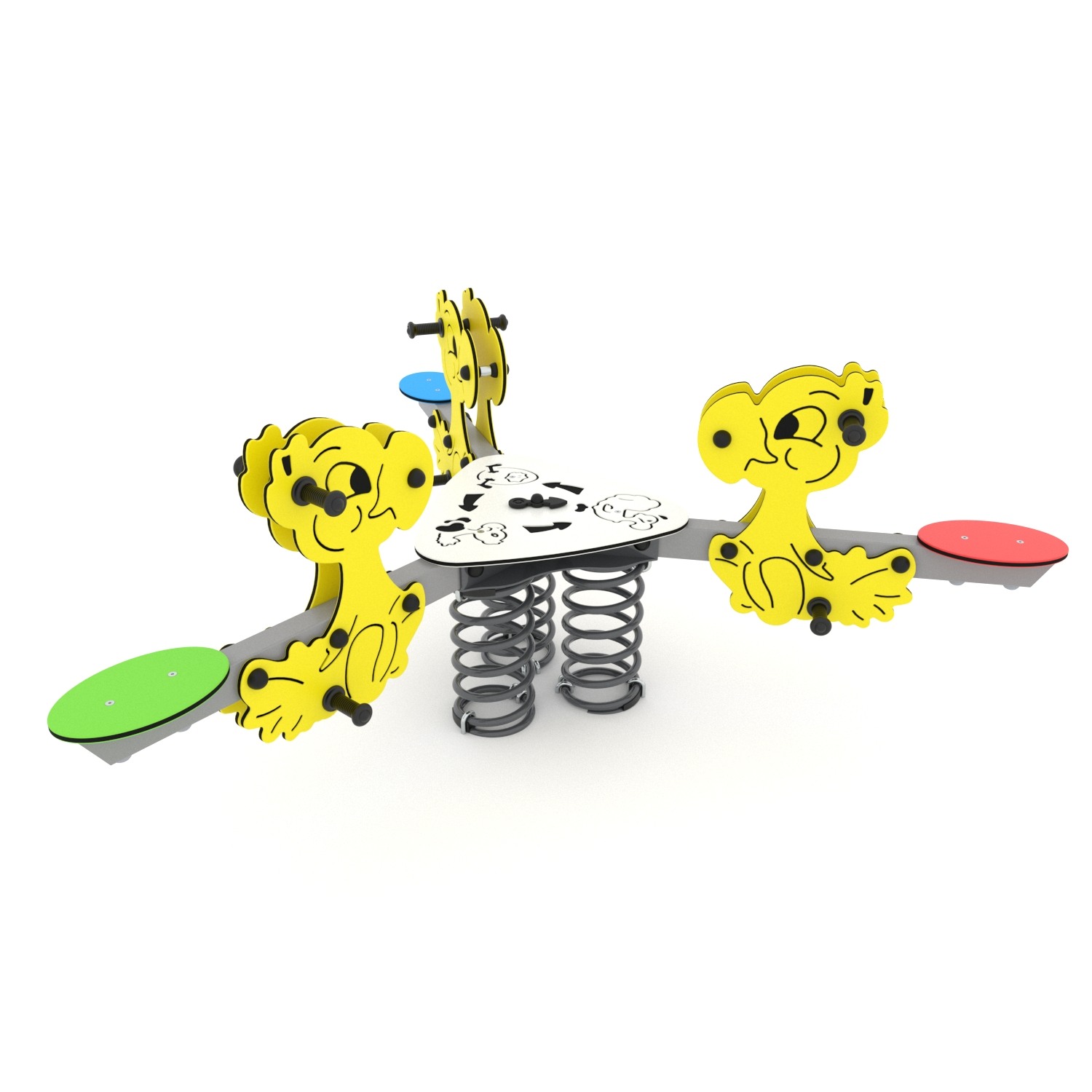 3-Fach Wippe Vogelschar