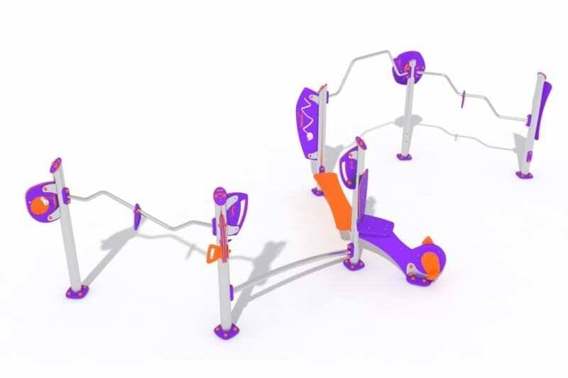 Fitnessstation Zick Zack V4A 