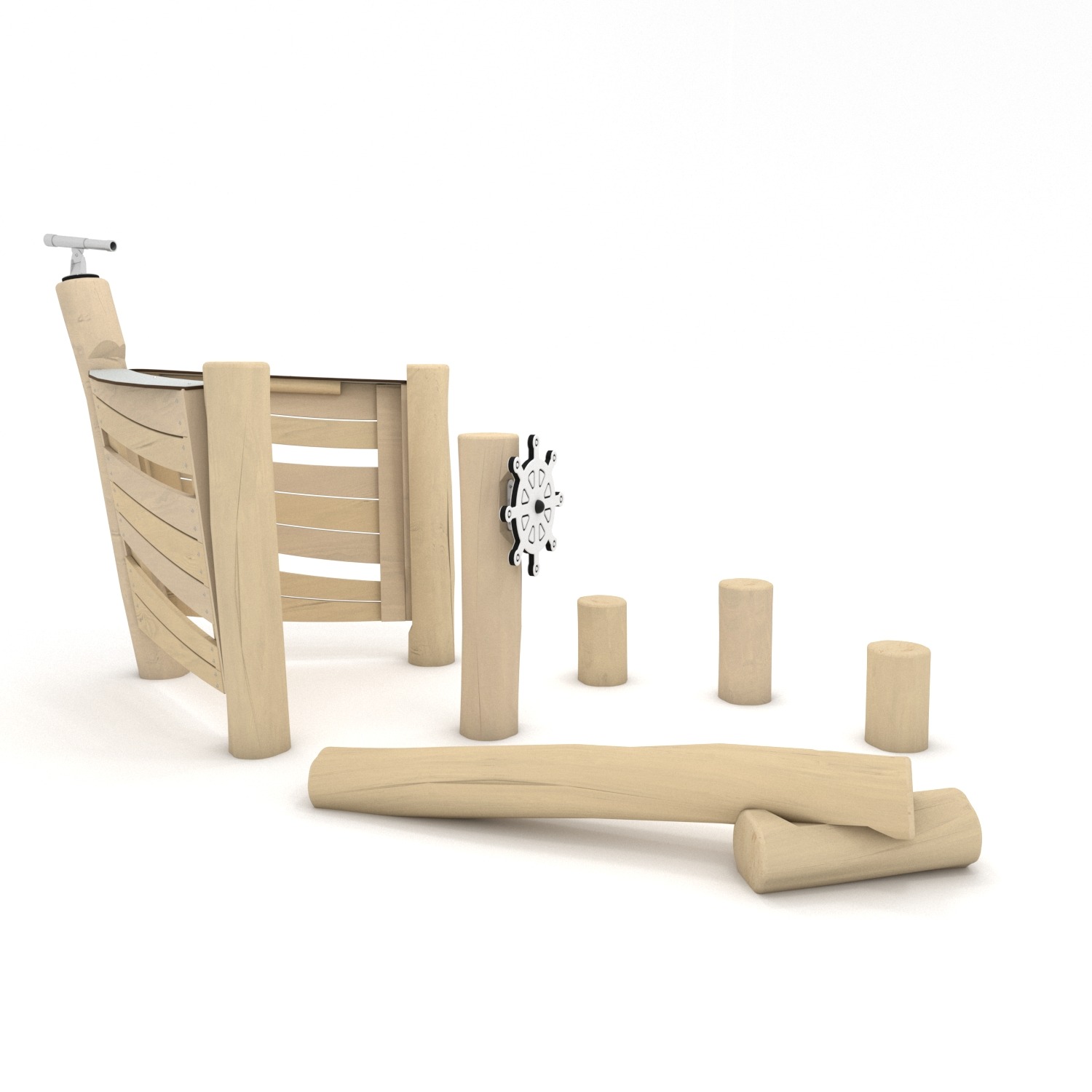 Robinienanlage Schiffswrack