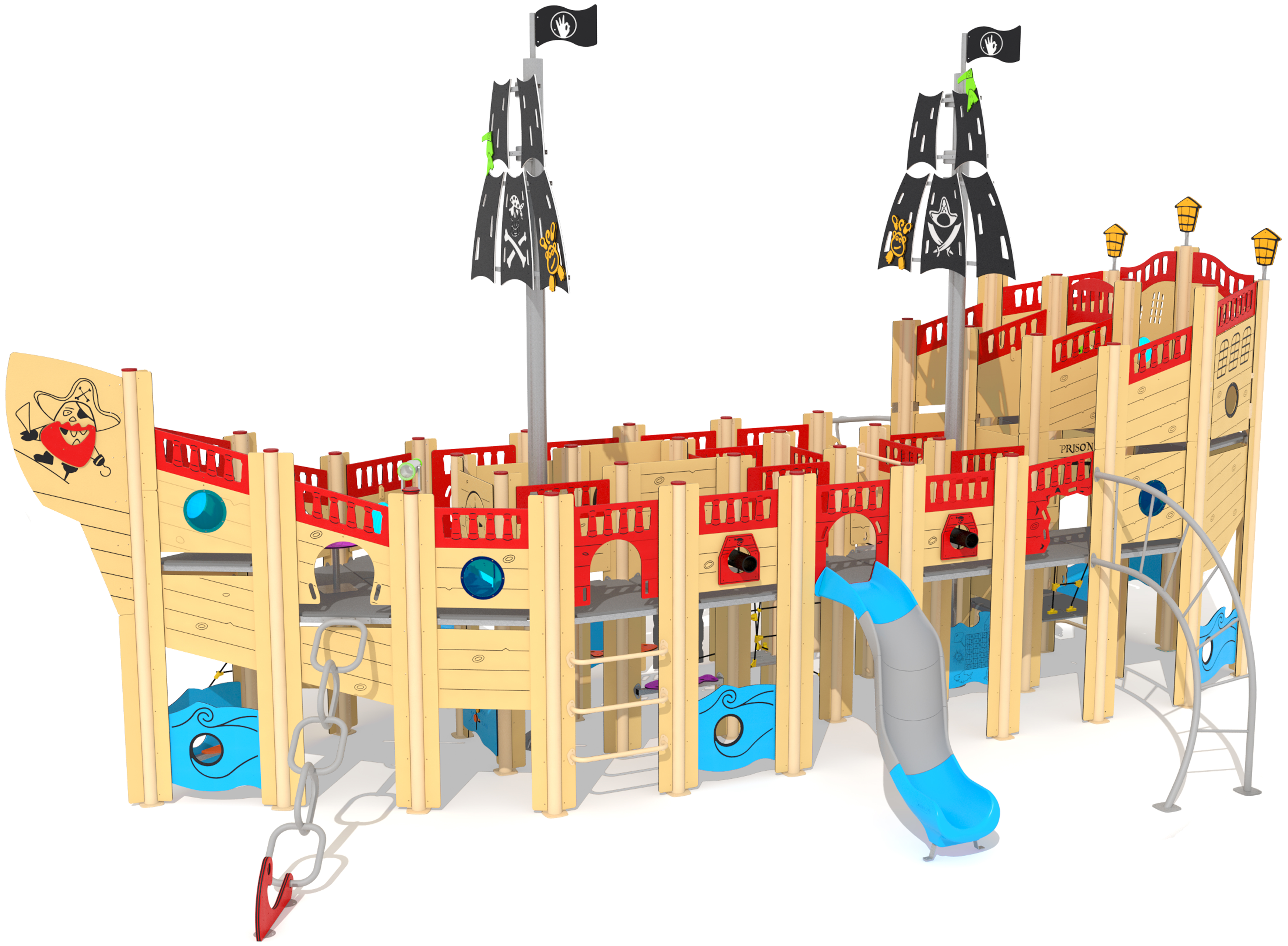 Inklusives Piratenschiff Anastasia