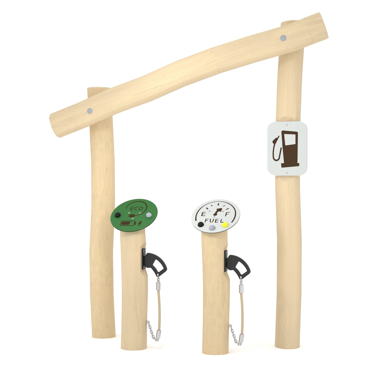 Robinienanlage Tankstelle