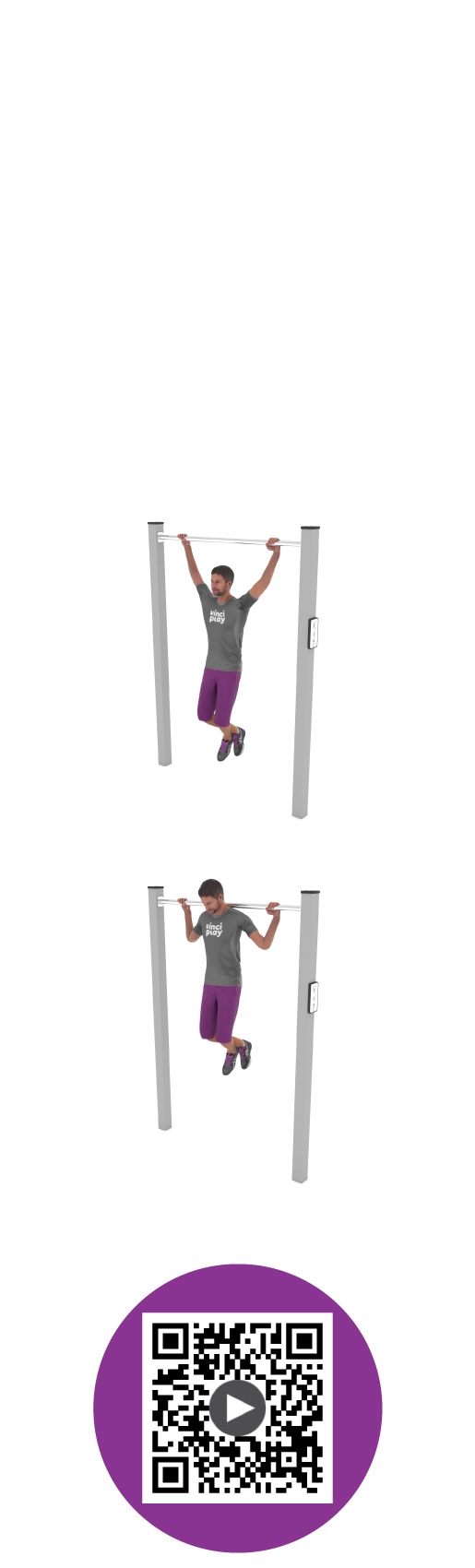 Calisthenics Pull-Up 3-fach