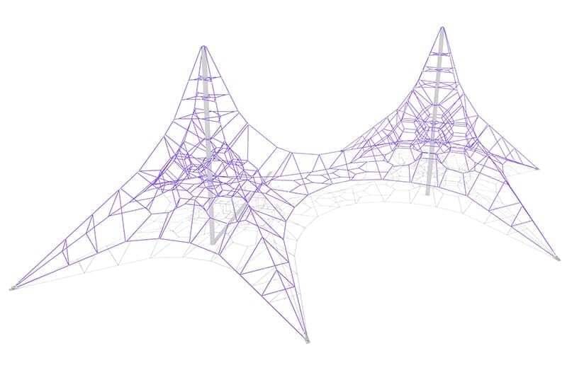 Doppelseilpyramide 6,0m