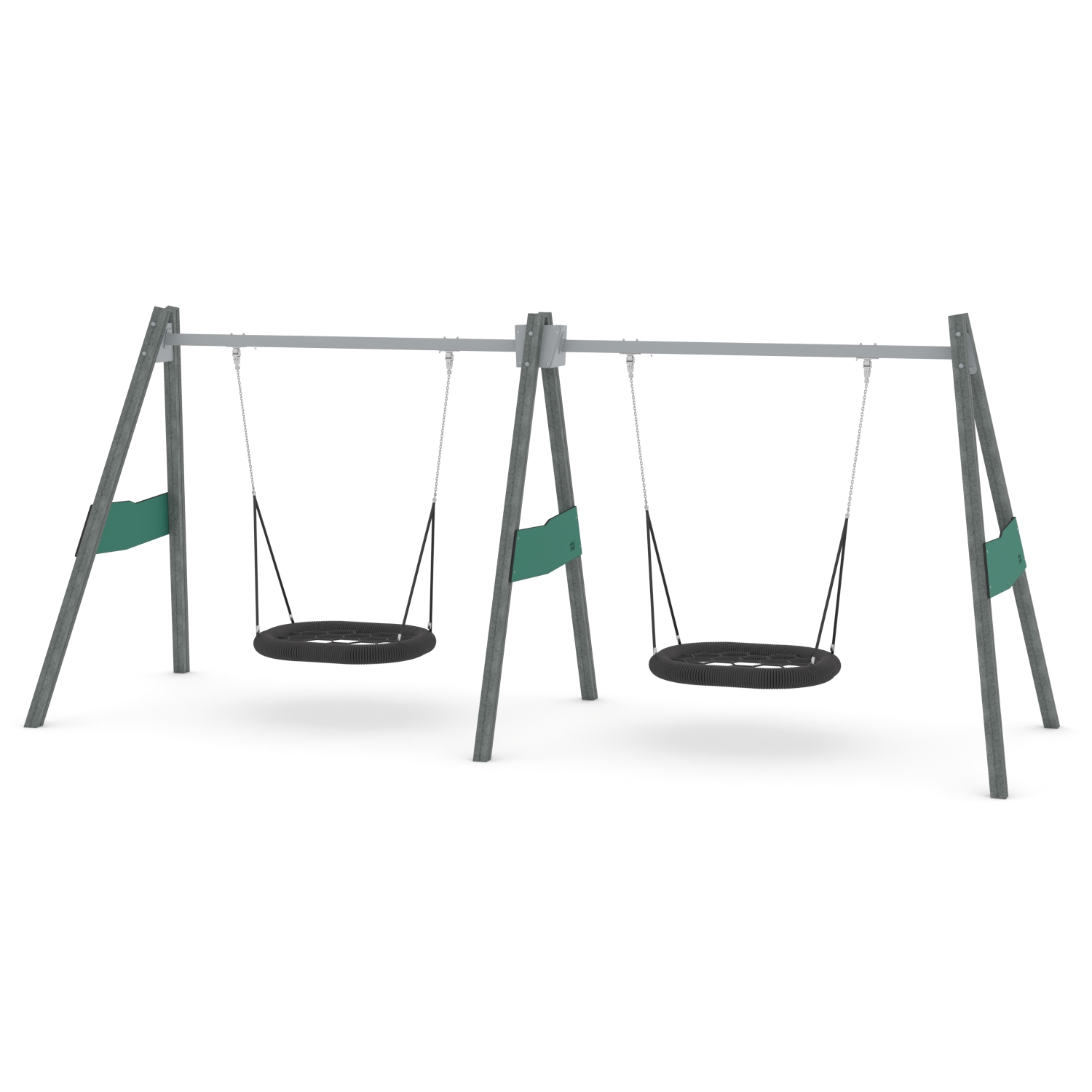 Doppelvogelnestschaukel Recycling