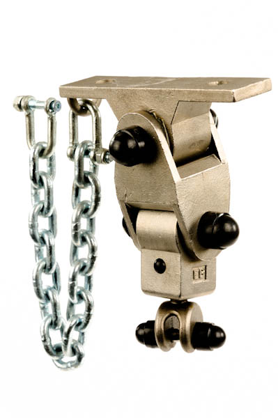 Schaukelgehänge mit Sicherungskette mit Flanschplatte für Vogelnest 