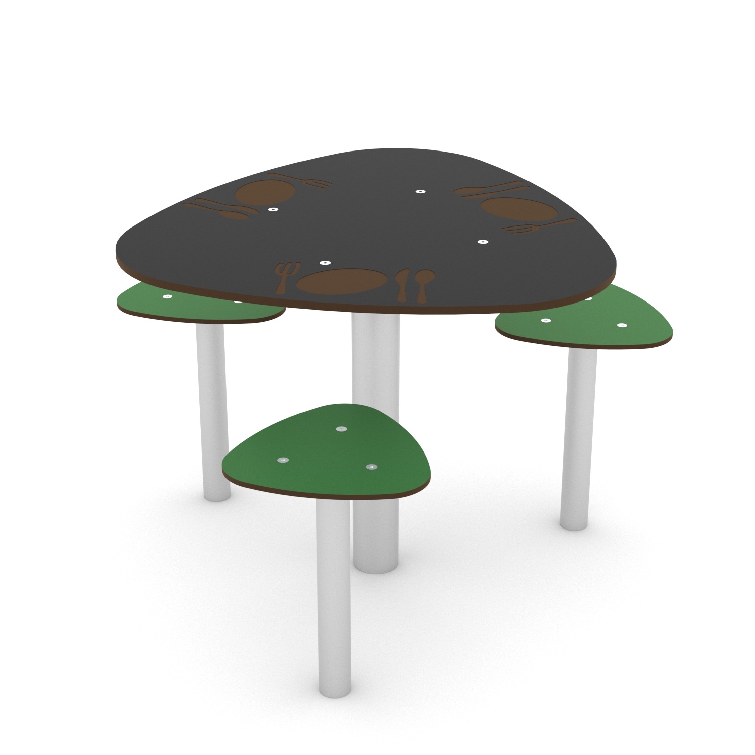 Spieltisch Mittagessen