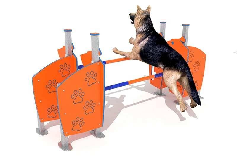 Hundesport Doppelhürde