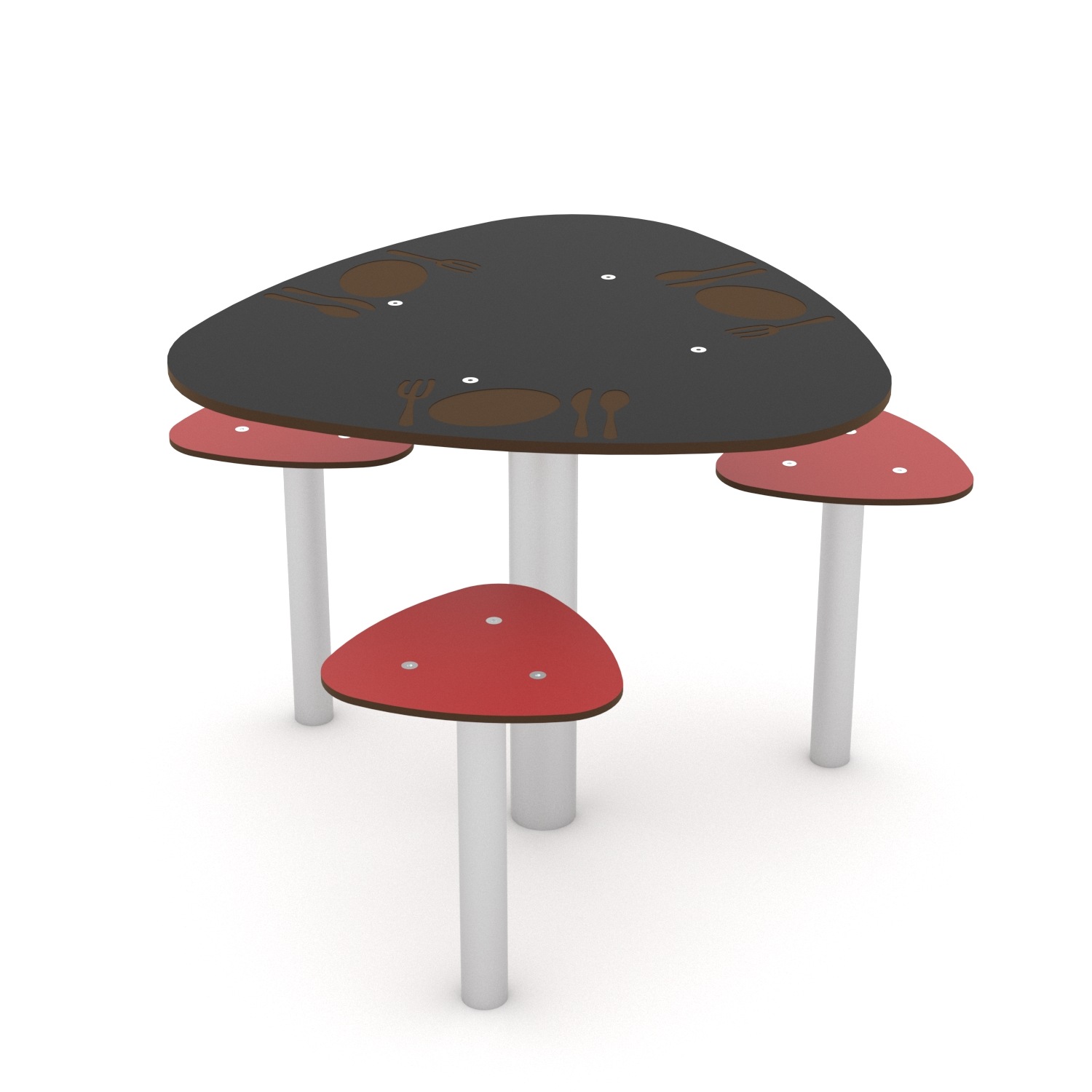 Spieltisch Mittagessen