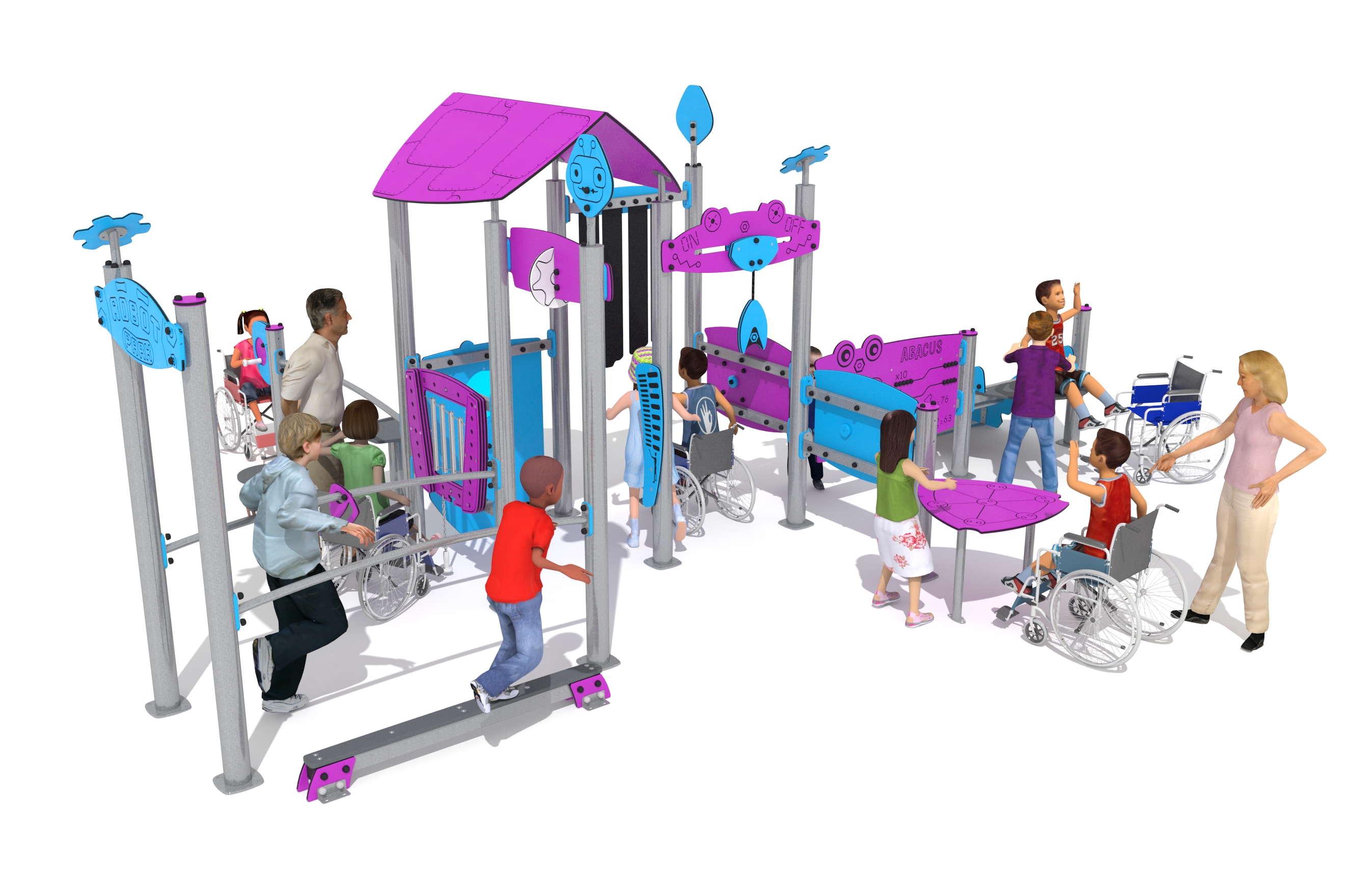 Motorikspielanlage Roboterpark