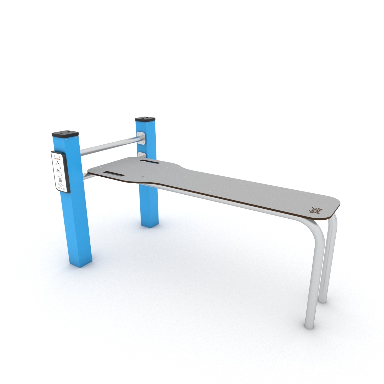 Calisthenics Sit-Up Bank gerade