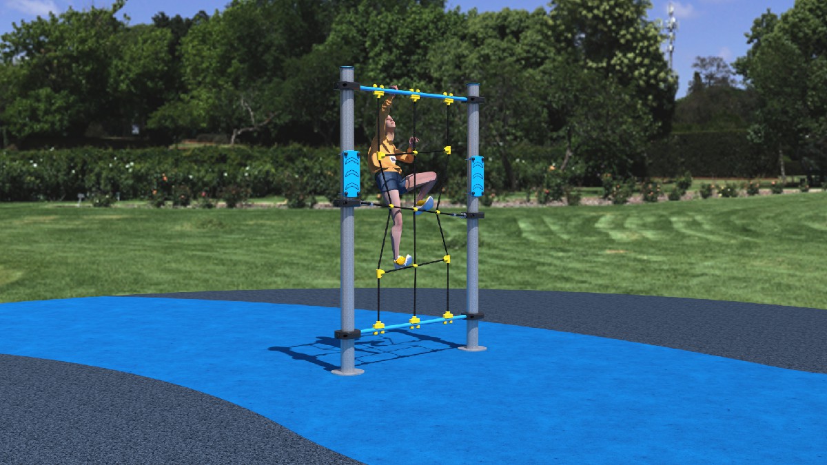 Übungsnetz senkrecht