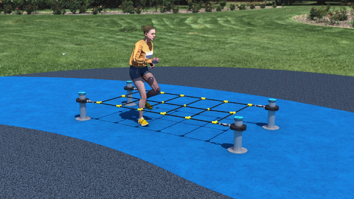 Übungsnetz waagerecht