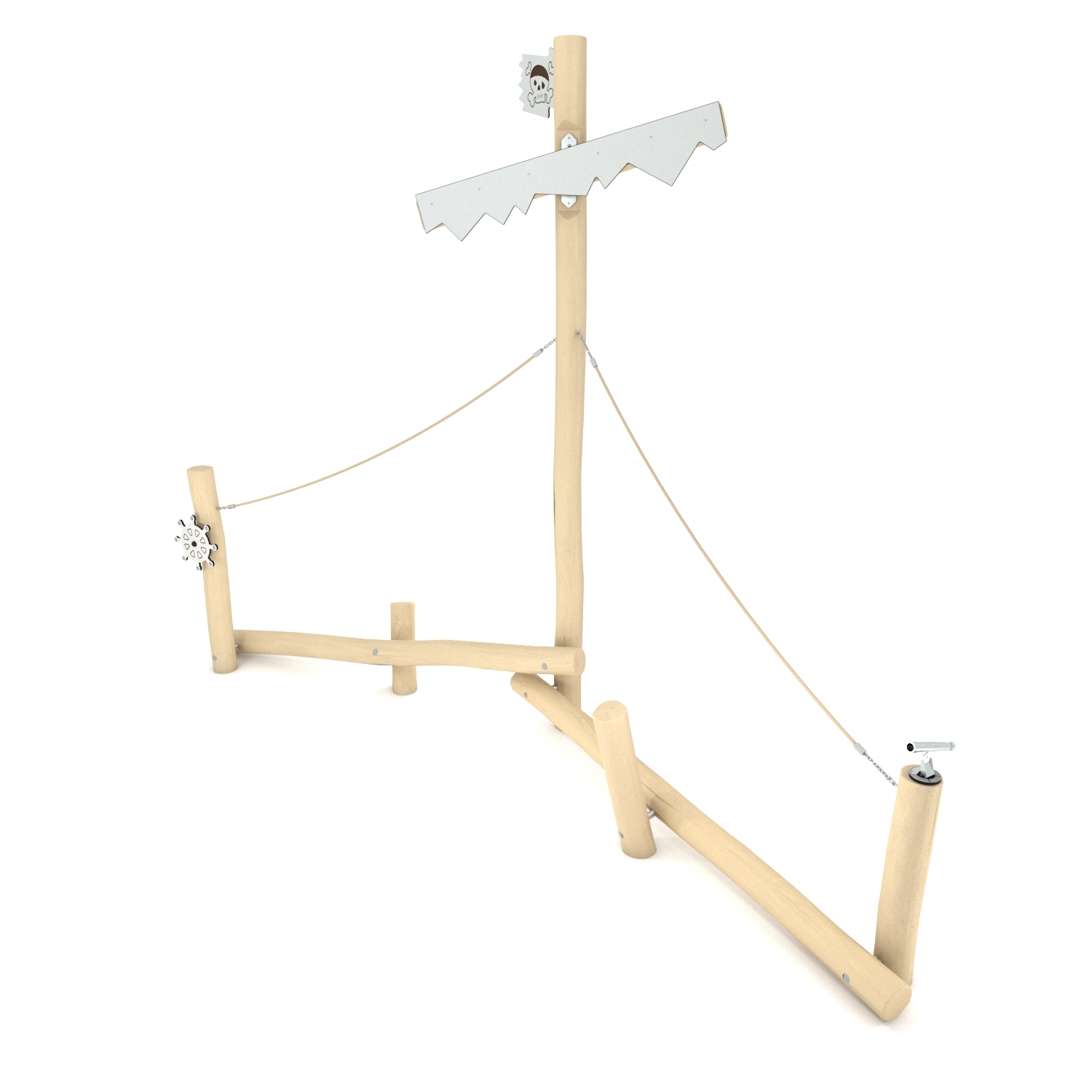 Robinienanlage Piratensegel 