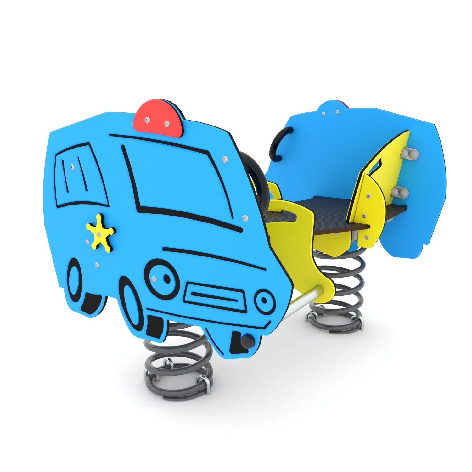 Doppelfederwipper Polizeitransporter